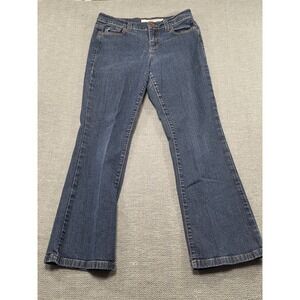 DKNY Jeans Petite‎ Bootcut Dark Wash Denim Women's Jeans Size 10L